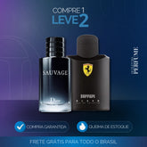 Combo 2 Perfumes Masculinos Importados (100ml) - Dior Sauvage, Ferrari Black [QUEIMA DE ESTOQUE]